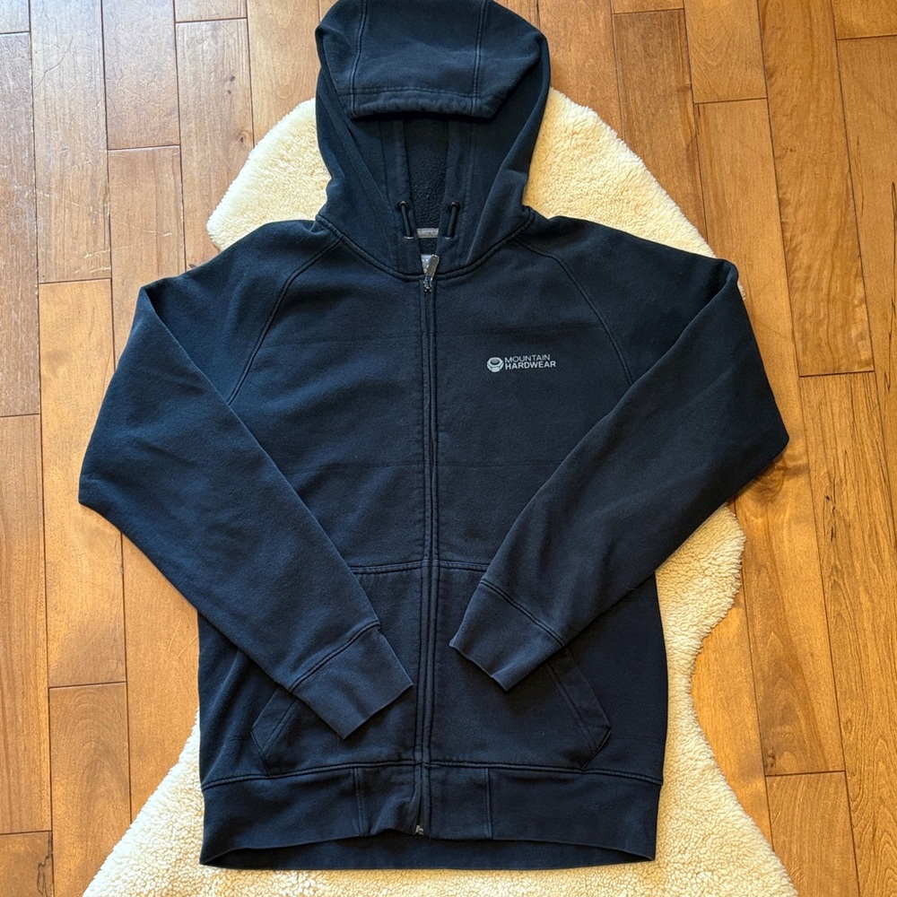 Mountain Hardwear Men's Black Zip-Up Sweater